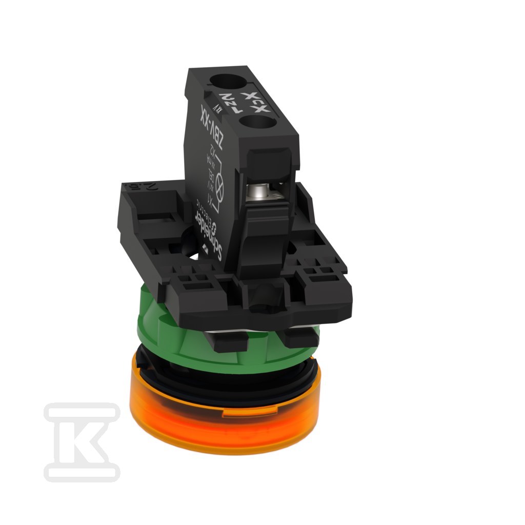 Luz de sinalização âmbar LED 24V de - XB5AVB5